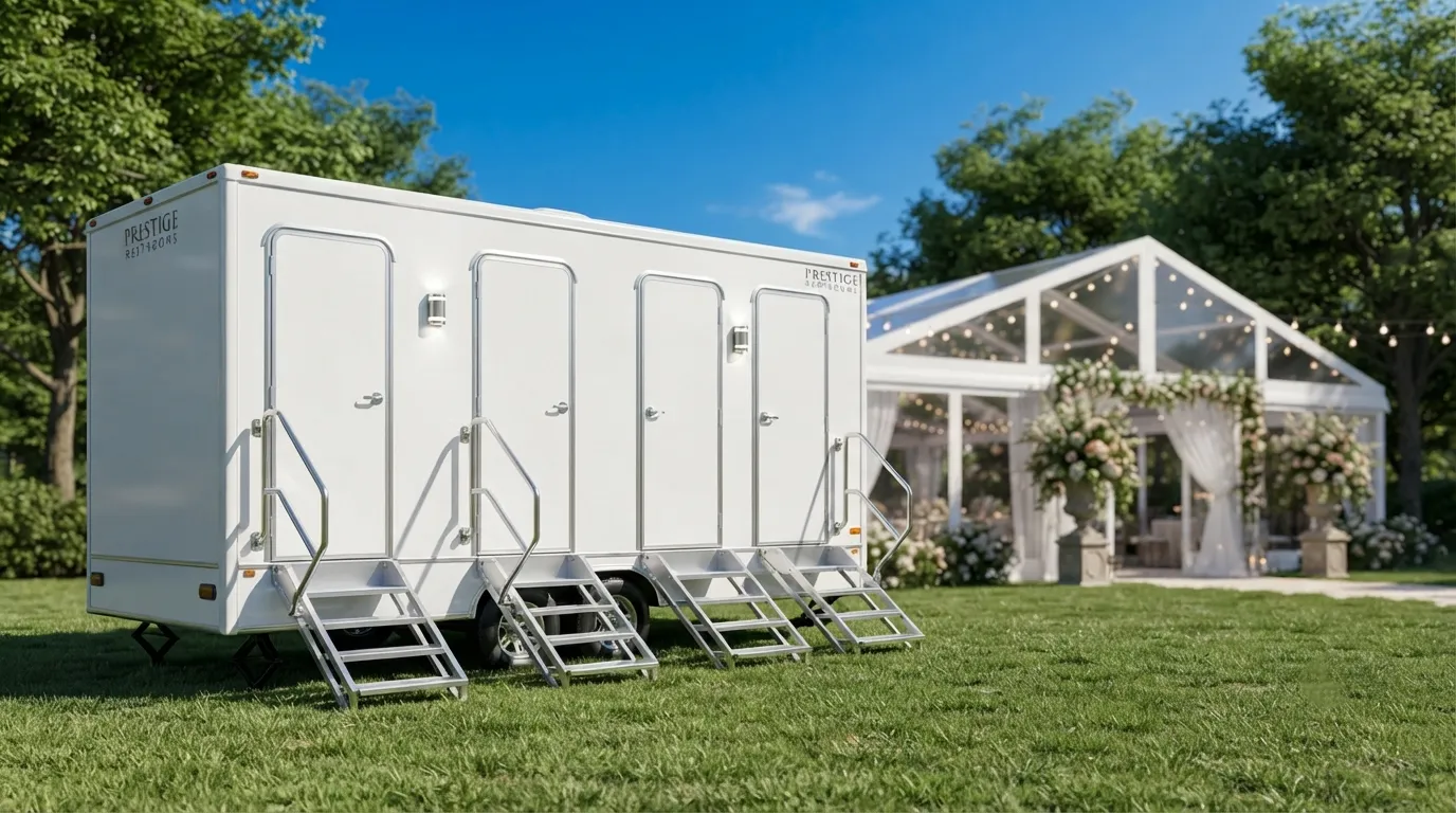 4 Stall Restroom Trailer in Melbourne, FL