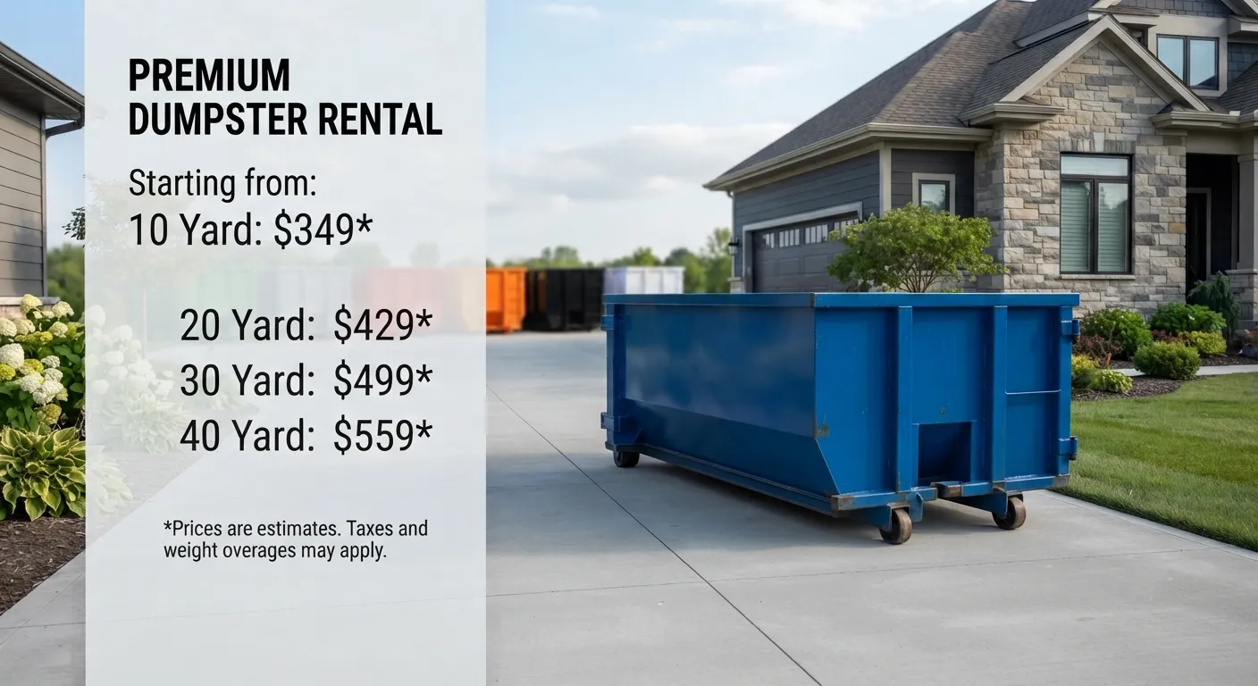 Dumpster Rental Cost in Melbourne, FL